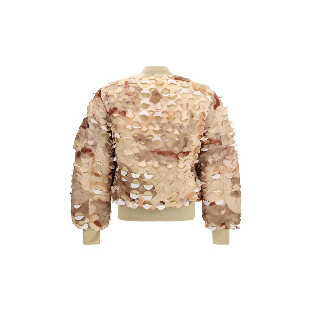 ALPHA INDUSTRIES Gold Nylon Bomber