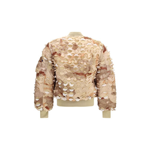 ALPHA INDUSTRIES Gouden Nylon Bomberjack