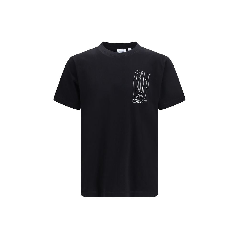 T-shirt Off-White en coton noir