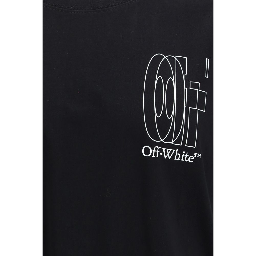 T-shirt Off-White en coton noir