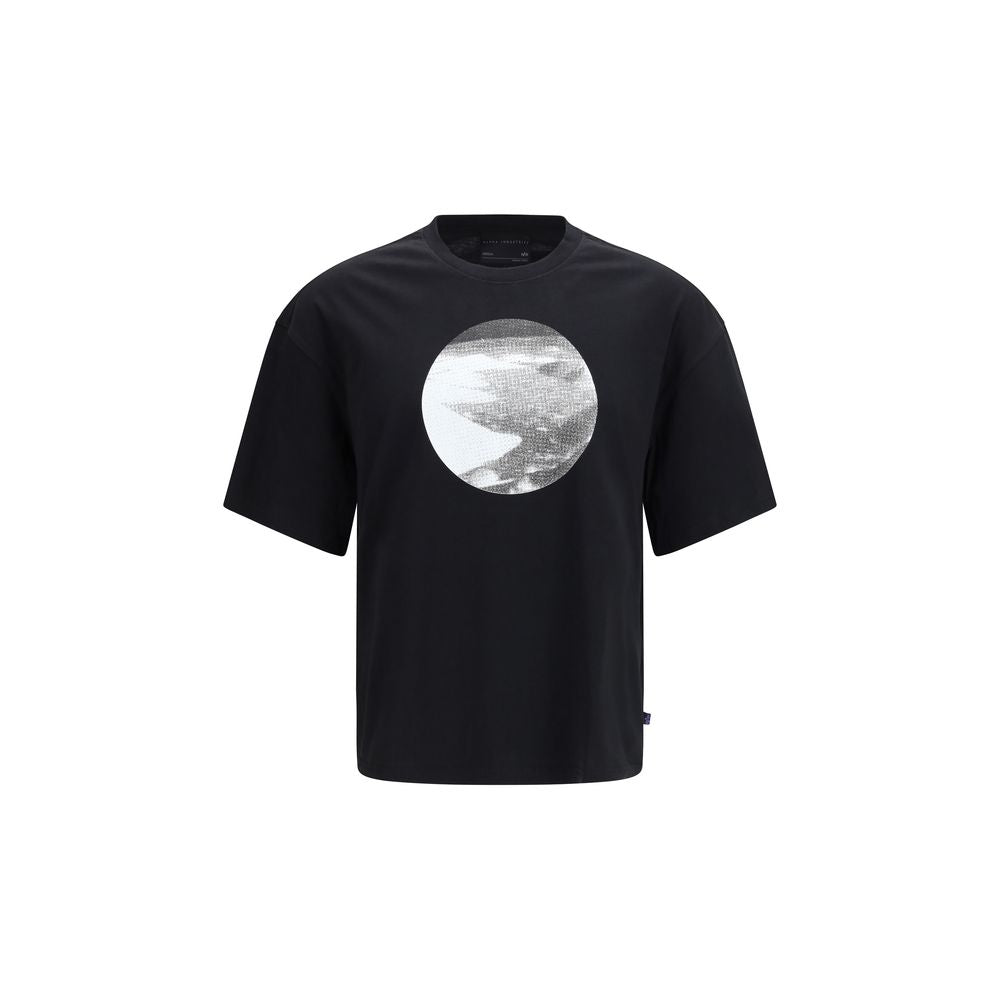 ALPHA INDUSTRIES Black Cotton T-Shirt