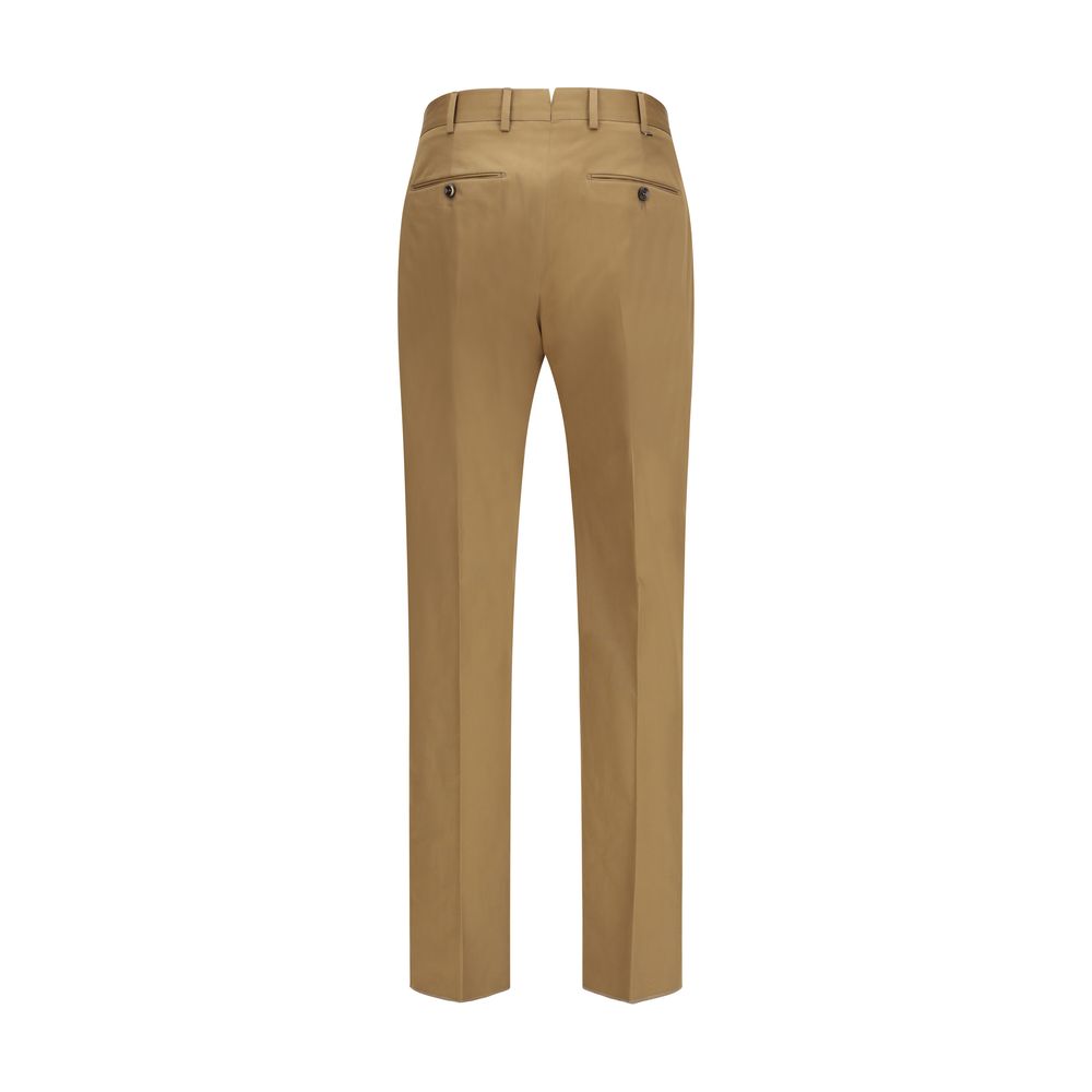PT Torino Pantaloni Casual Marroni in Cotone