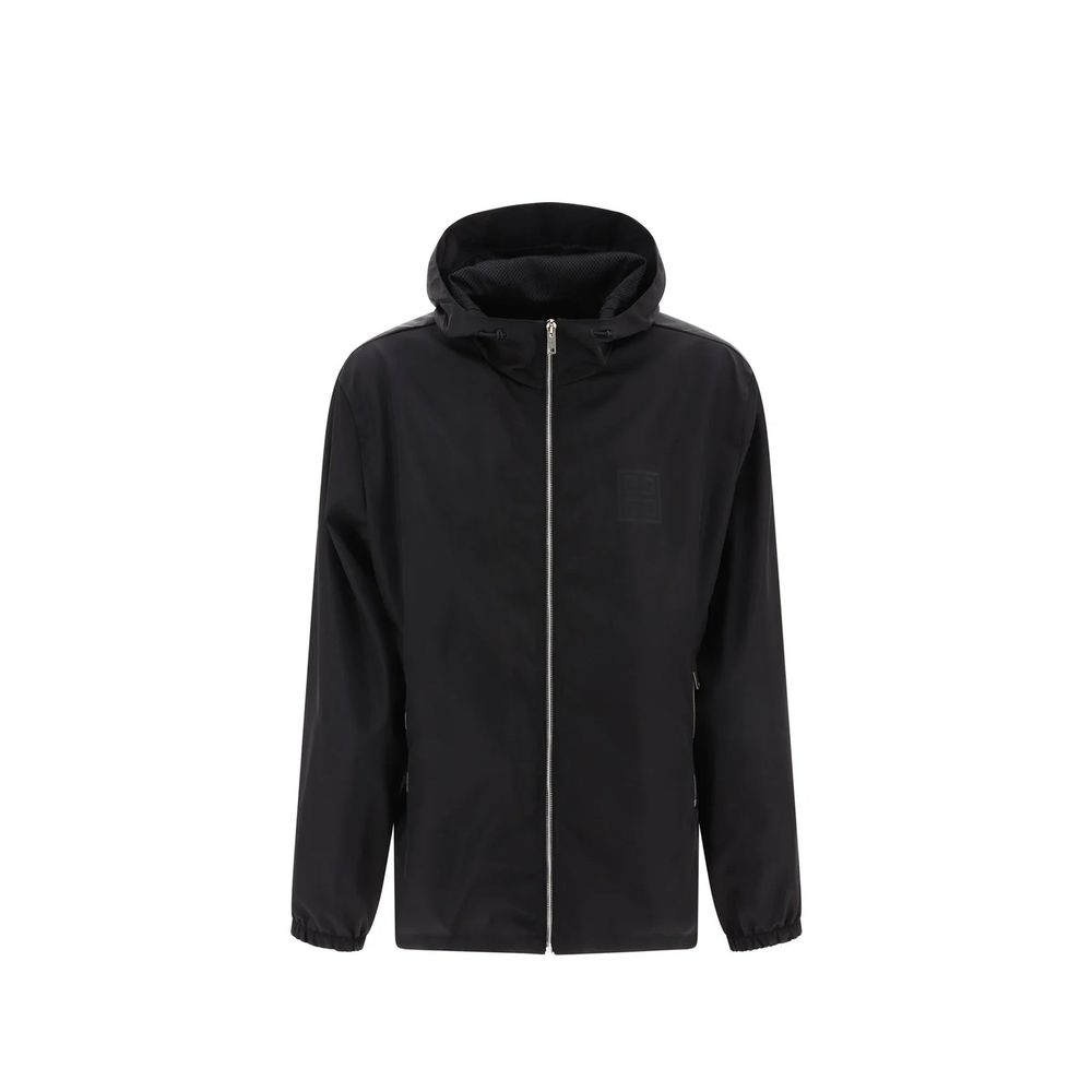 Givenchy Giacca Nera in Nylon
