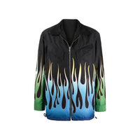 Kenzo Black Cotton Full-Length Jacket