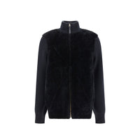 Loewe Black Lamb Fur Full-Length Jacket