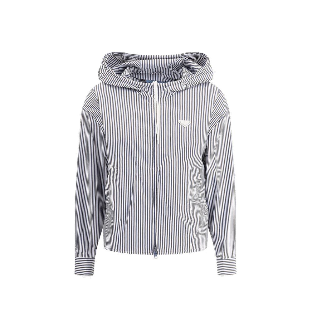 Prada Blue Polyamide Shell Jacket