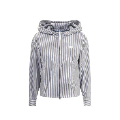 Prada Blue Polyamide Shell Jacket