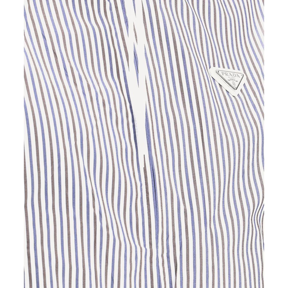 Giacca in Poliammide Blu Prada