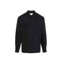 Lemaire Black Virgin Wool Full-Length Jacket