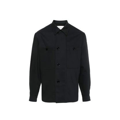 Lemaire Black Virgin Wool Full-Length Jacket