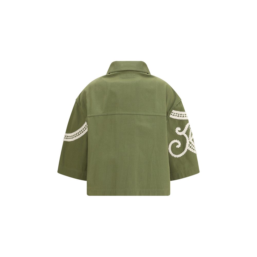Max Mara Bicolor Cotton Coat
