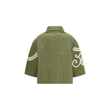 Max Mara Bicolor Cotton Coat