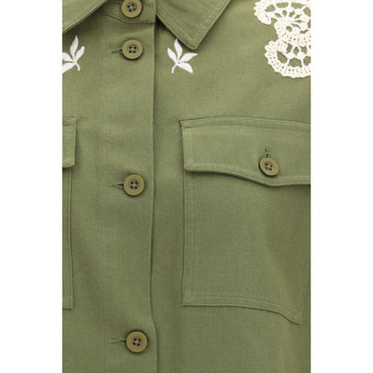 Max Mara Bicolor Cotton Coat