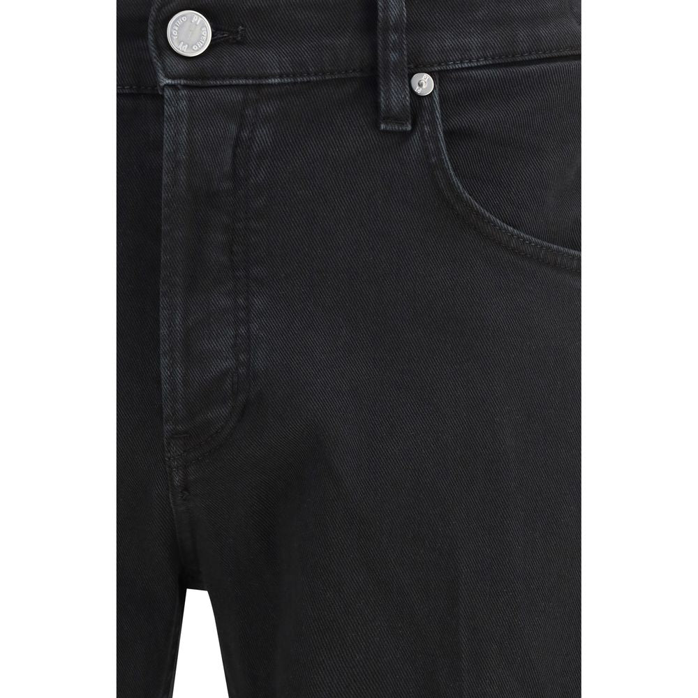 PT Torino Jean fuselé en coton noir