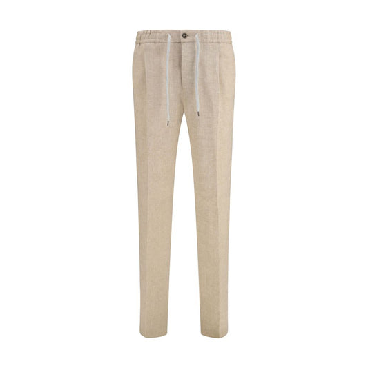 PT Torino Pantaloni Casual in Lino Beige