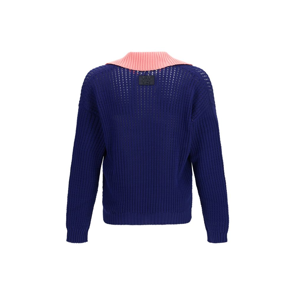 Felpa Fendi in cotone blu