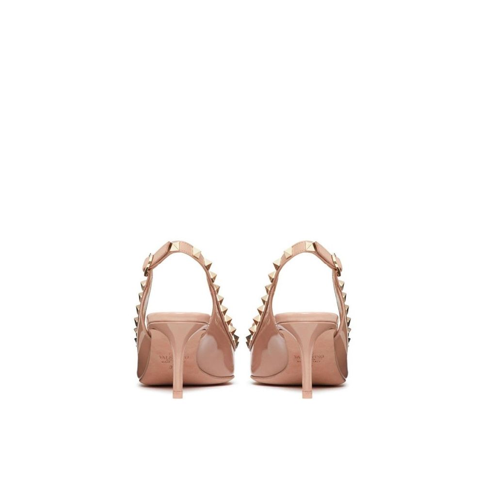 Valentino Garavani Beige Calfskin High Heel Pumps