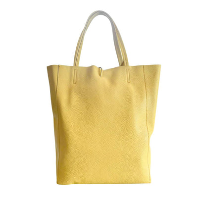 Baldinini Trend Yellow Leather Women Shoulder Bag