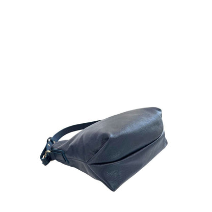 Pochette en cuir de vachette bleu Baldinini Trend