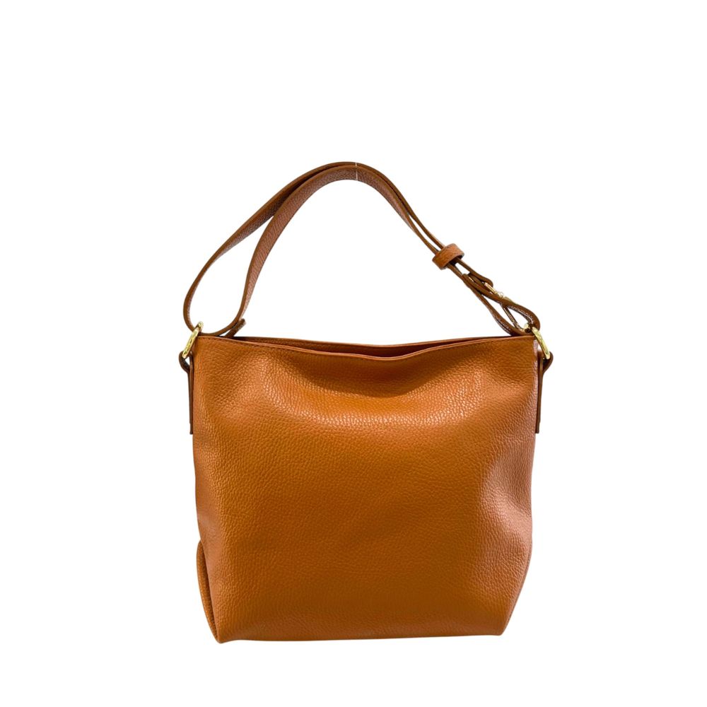Baldinini Trend Brown Leather Women Shoulder Bag