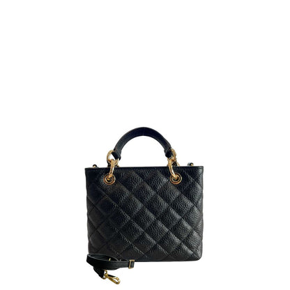 Baldinini Trend Black Leather Women Handbag