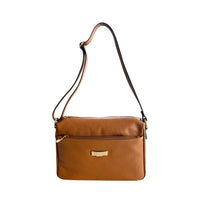 Baldinini Trend Brown Leather Women Crossbody Bag