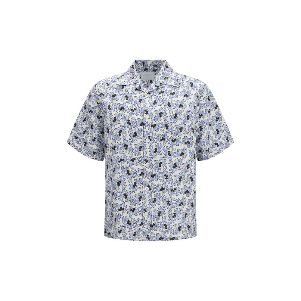 Chemise Prada en coton à motifs multicolores