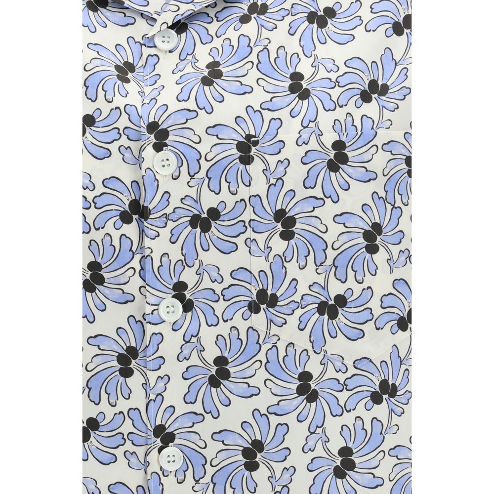 Chemise Prada en coton à motifs multicolores