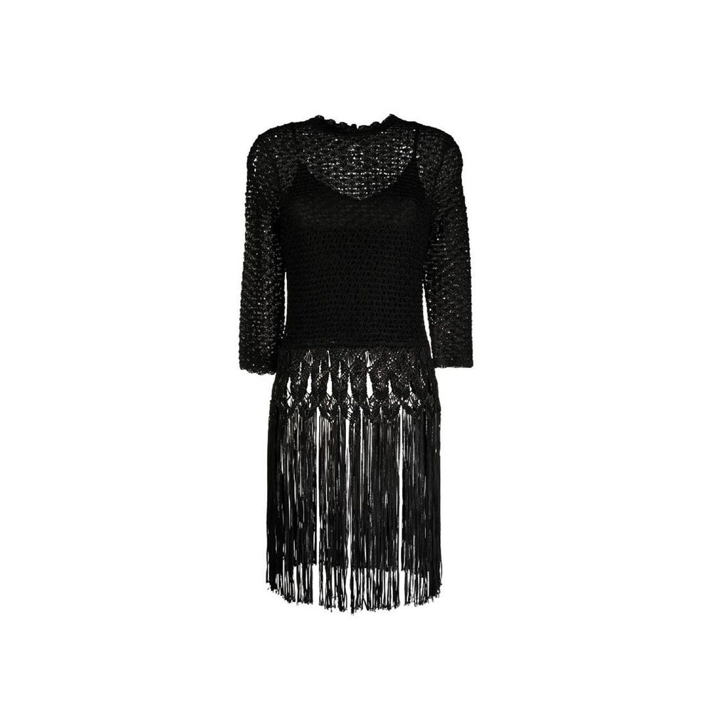 Robe décontractée noire en viscose Zimmermann