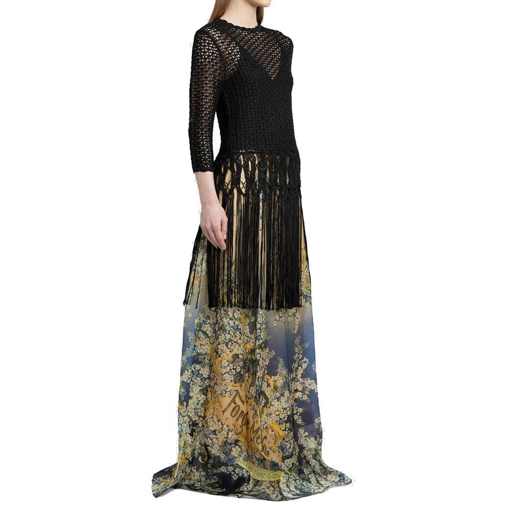 Robe décontractée noire en viscose Zimmermann
