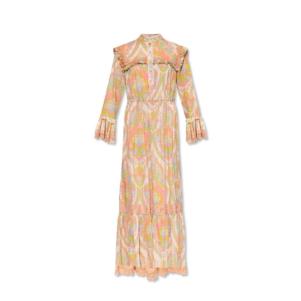 Robe décontractée en coton multicolore Gucci