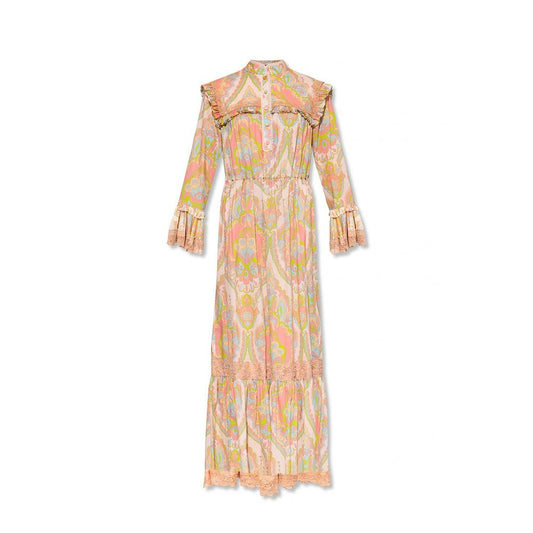 Robe décontractée en coton multicolore Gucci