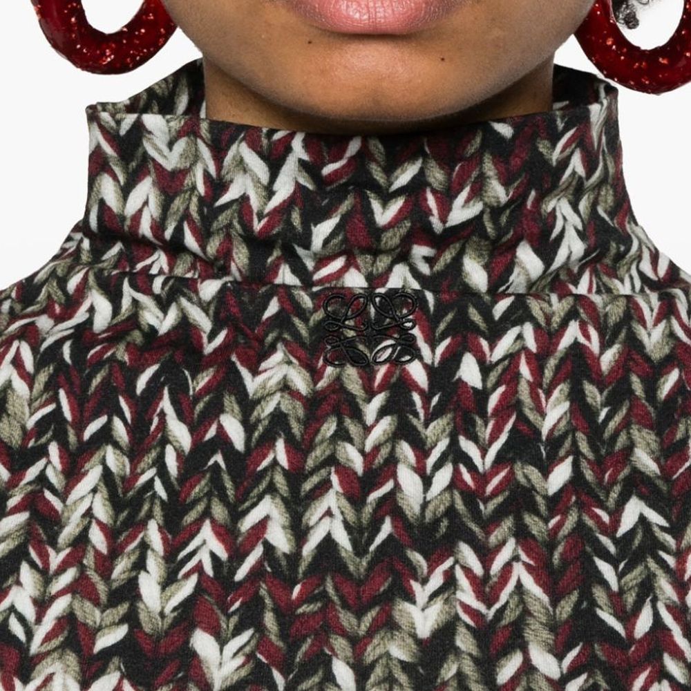 T-shirt en coton bicolore Loewe