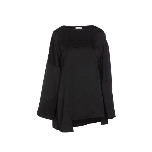 Camicetta Jil Sander in Seta Nera