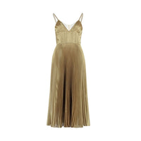 Prada Gold Polyester Cocktail Dress