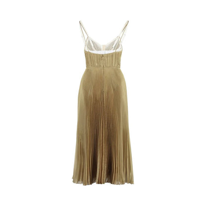 Prada Gold Polyester Cocktail Dress