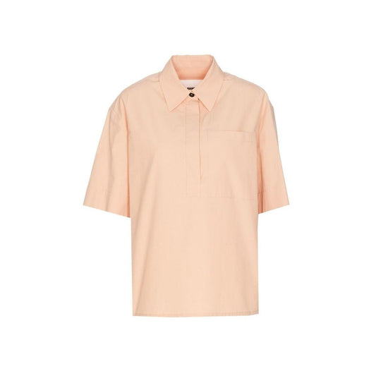 Camicia a maniche corte in cotone multicolore Jil Sander