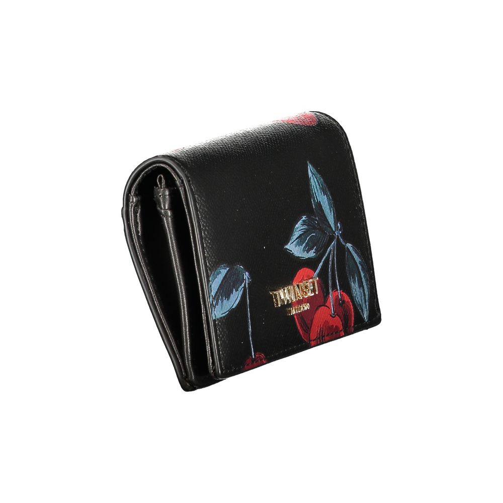 Twinset Noir Polyuréthane Femme Portefeuille