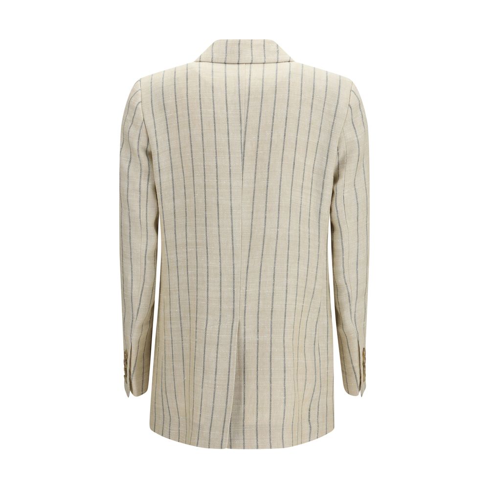 Veste en lin beige Blazé Milano