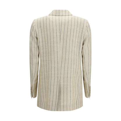 Blazé Milano Beige Linen Blazer