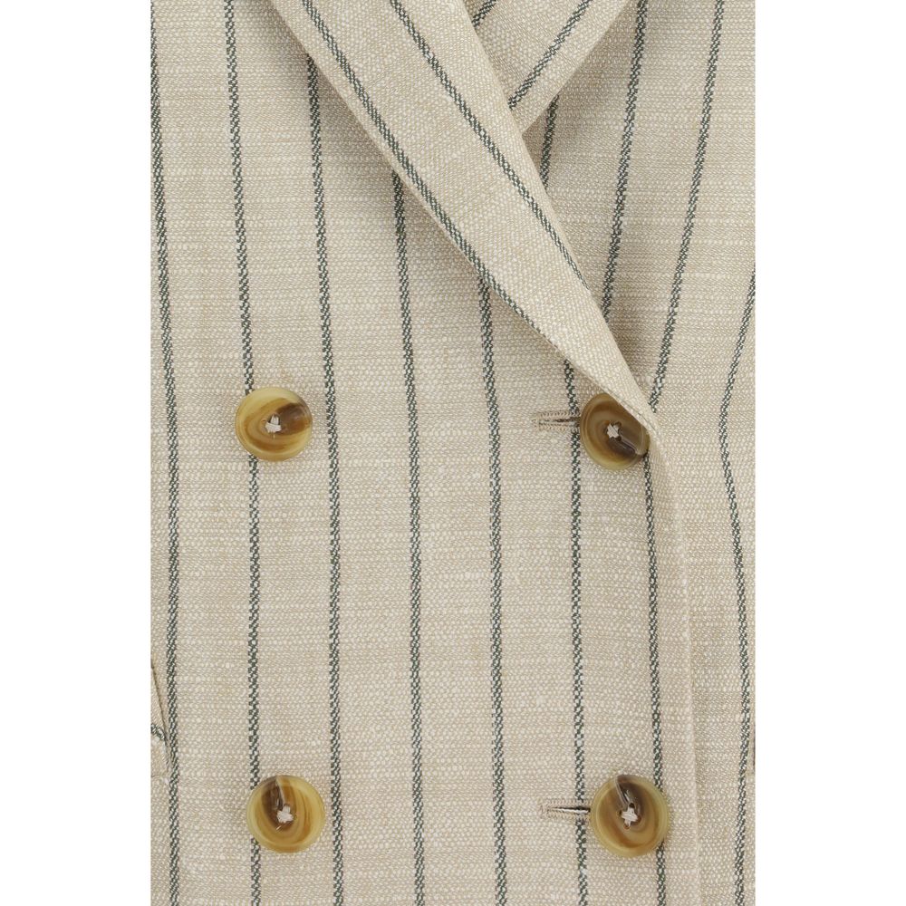 Blazé Milano Beige Linen Blazer