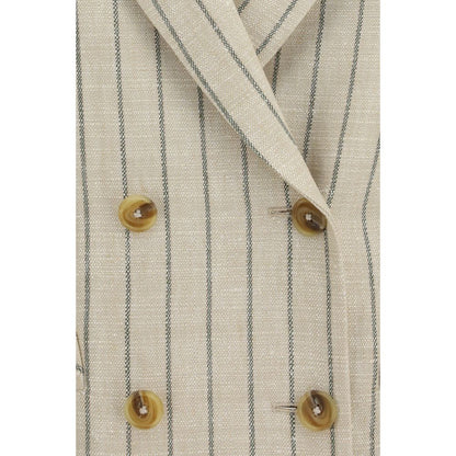 Blazé Milano Beige Linen Blazer