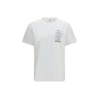 T-Shirt Off-White in cotone bianco