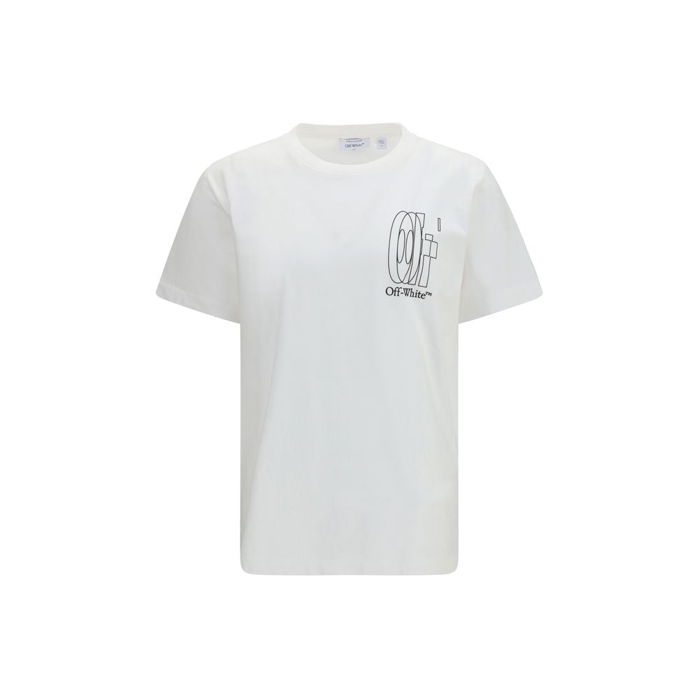 T-shirt Off-White en coton blanc