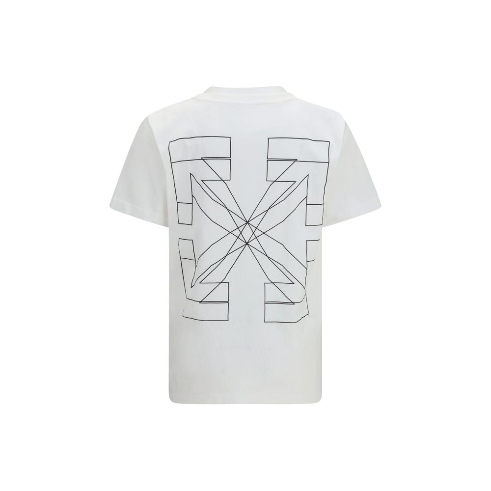 T-shirt Off-White en coton blanc