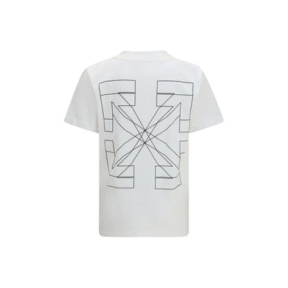 T-Shirt Off-White in cotone bianco