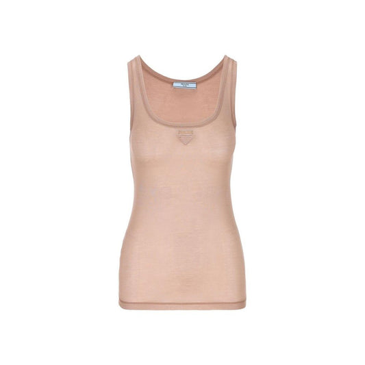 Canotte Prada in Seta Multicolor