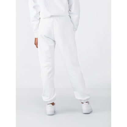 Champion White Cotton Joggers (Workout Pants)