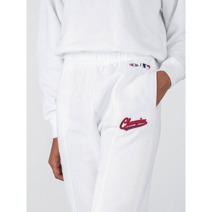 Champion White Cotton Joggers (Workout Pants)