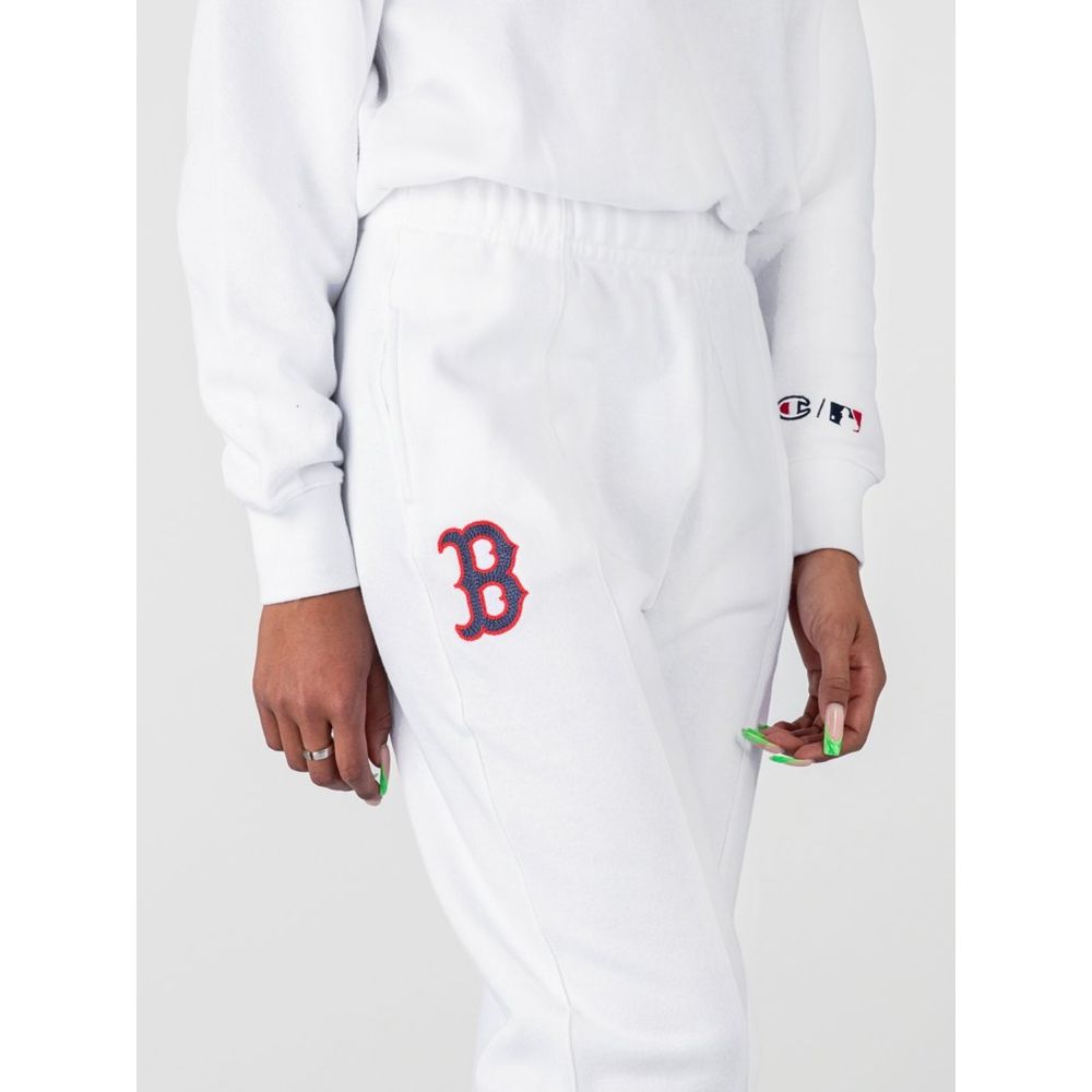 Champion White Cotton Joggers (Workout Pants)